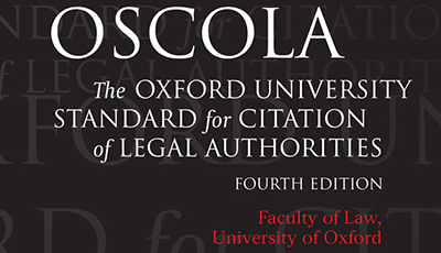 Image of front cover of OSCOLA