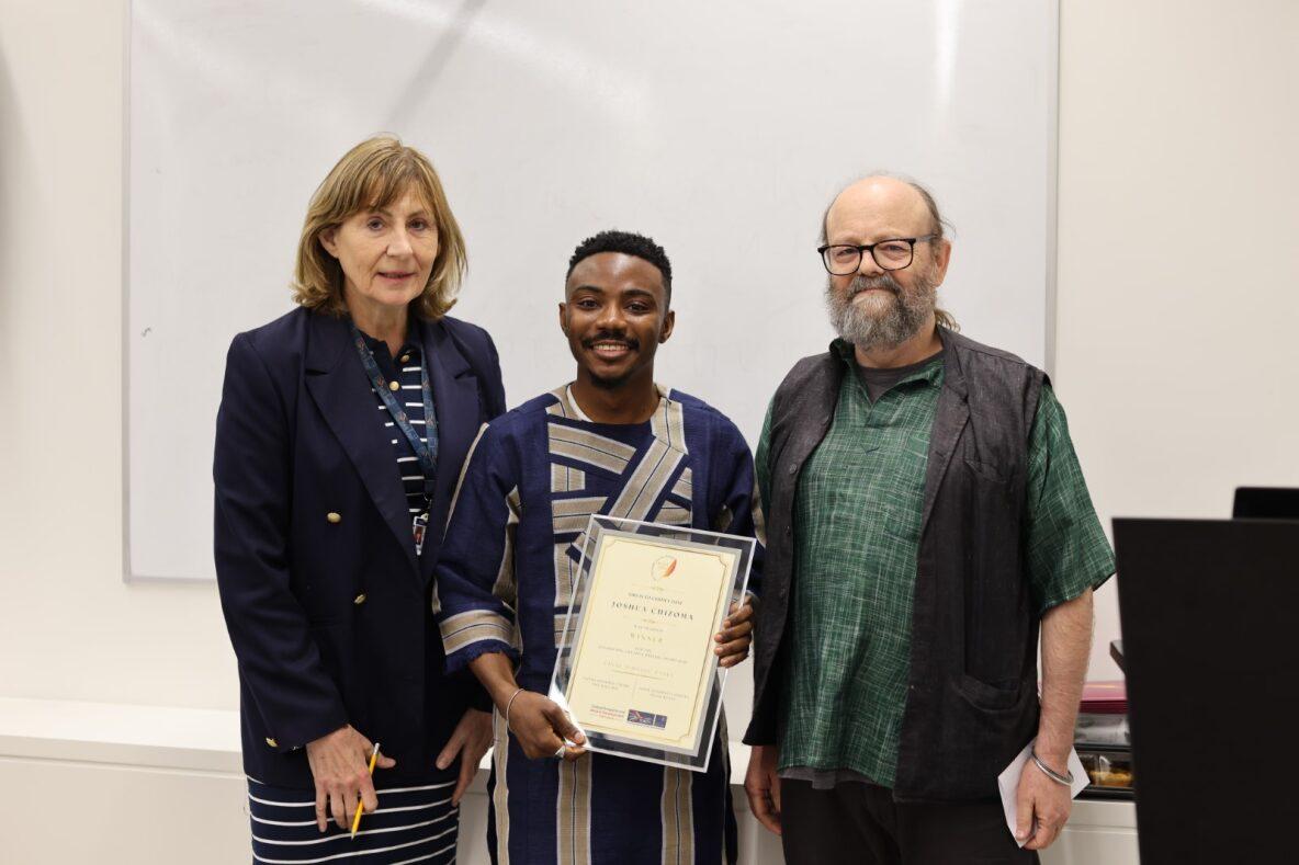 Photo of Joshua Chizoma, MLF Student