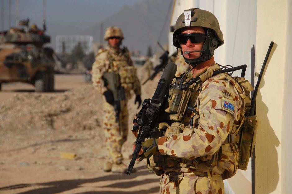 Australian soldier in Afghanistan.