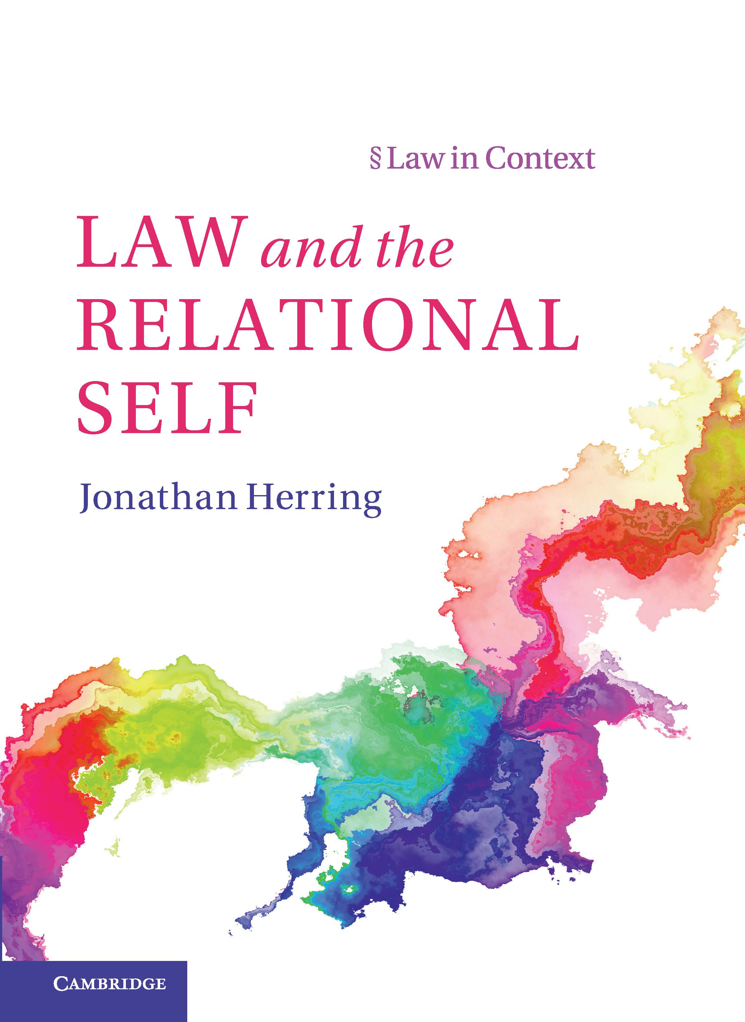 Law and the Relational Self - cover