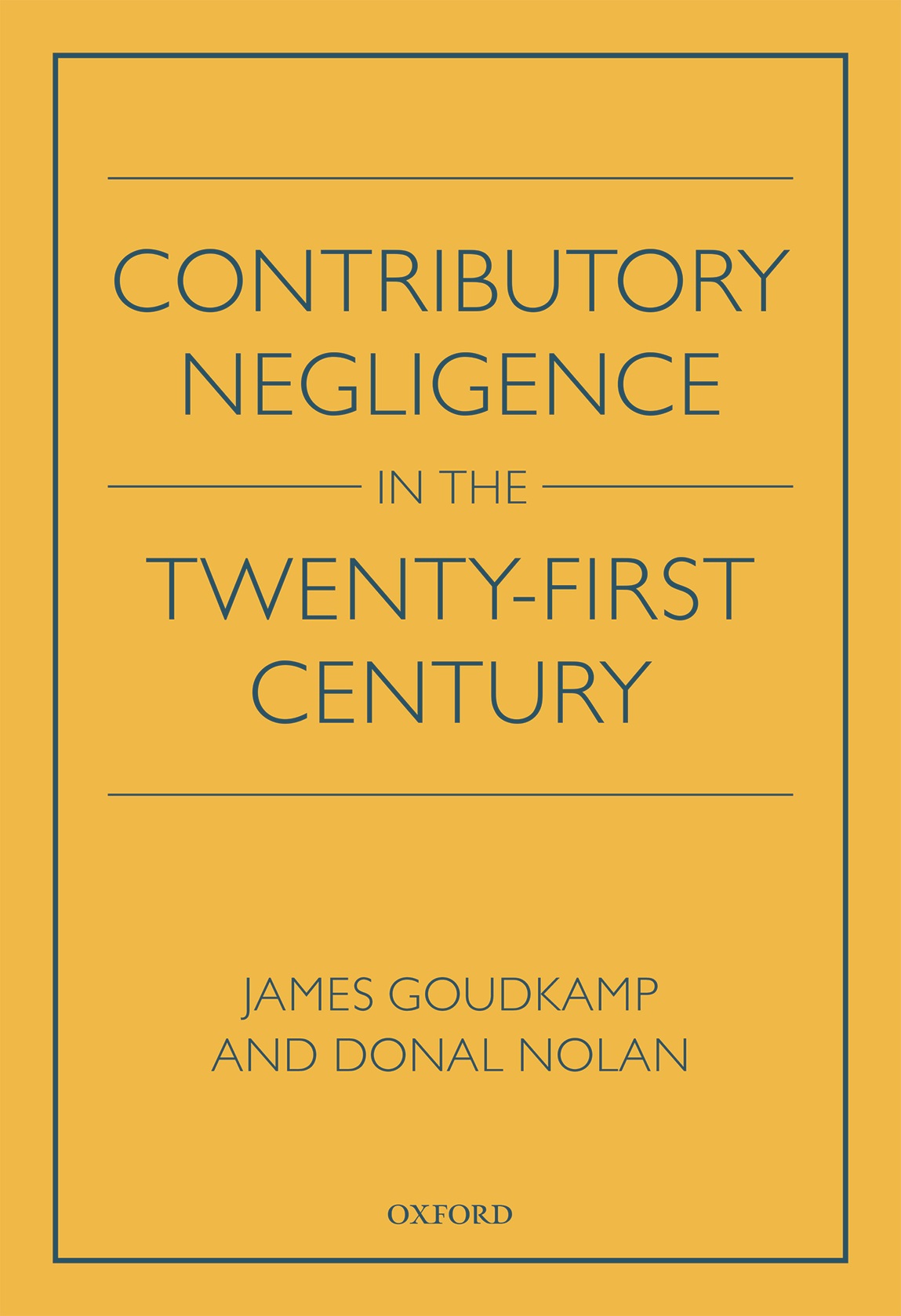 Contributory Negligence in 21st Century book cover