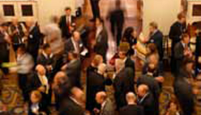 Photograph of reception after event