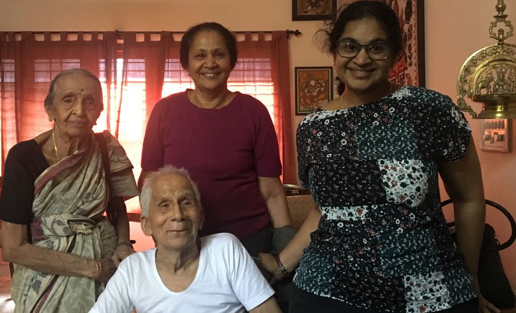 Aruna Nair and her family
