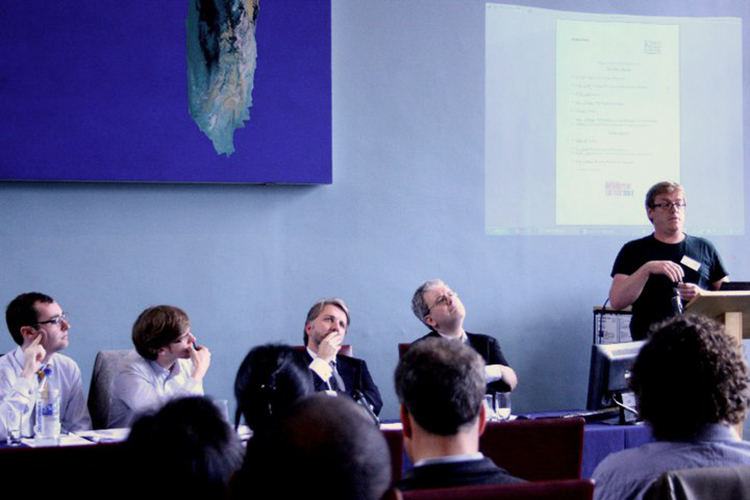 John Gardner at a Conference 