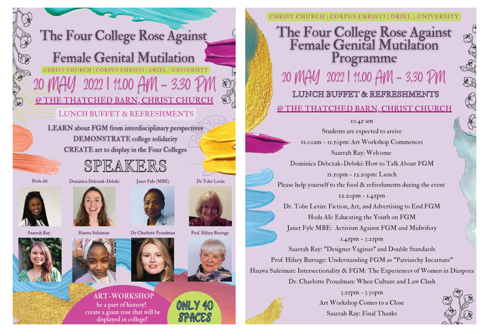 The Four College Rose Against Female Genital Mutilation