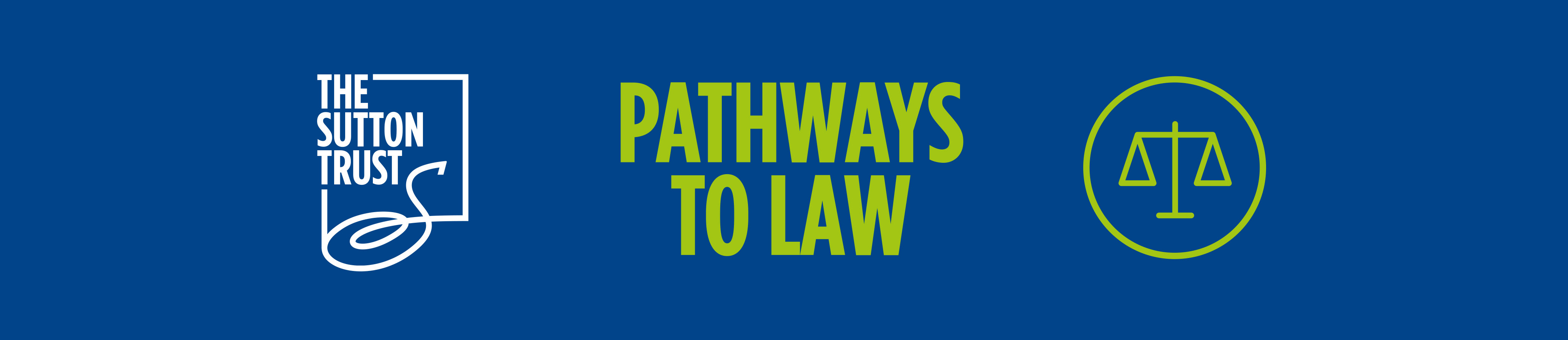 Pathways to Law, Sutton Trust Logo