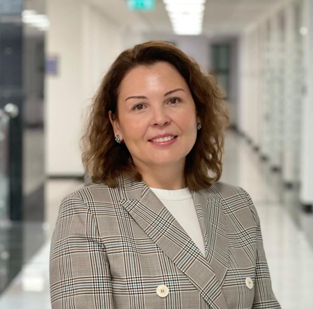Portrait photo of Dr Roza Nurgozhayeva of Nazarbayev University