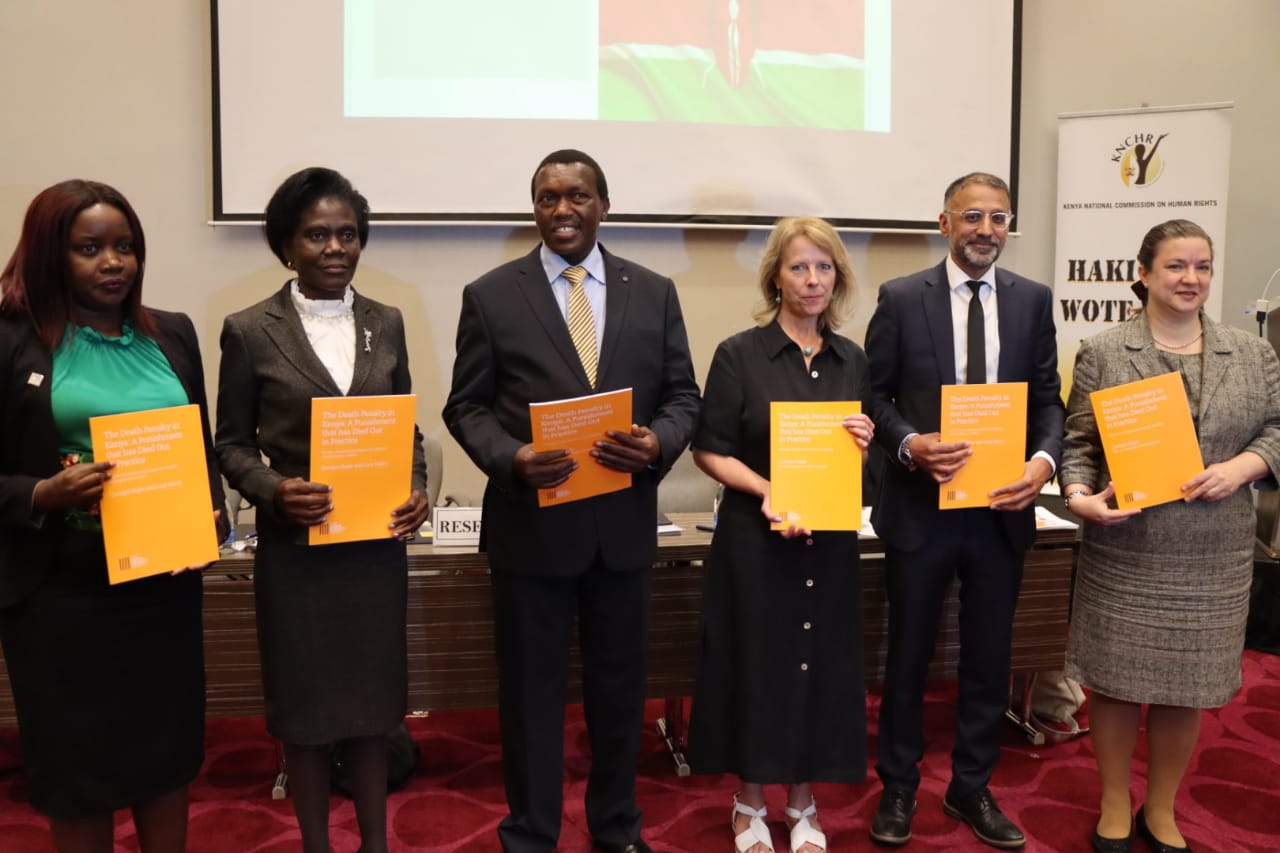 Delegates at the launch of the 'The Death Penalty in Kenya' report in Nairobi, 14 June 2022