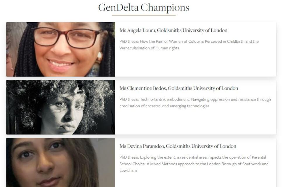 Generation Delta - list of champions