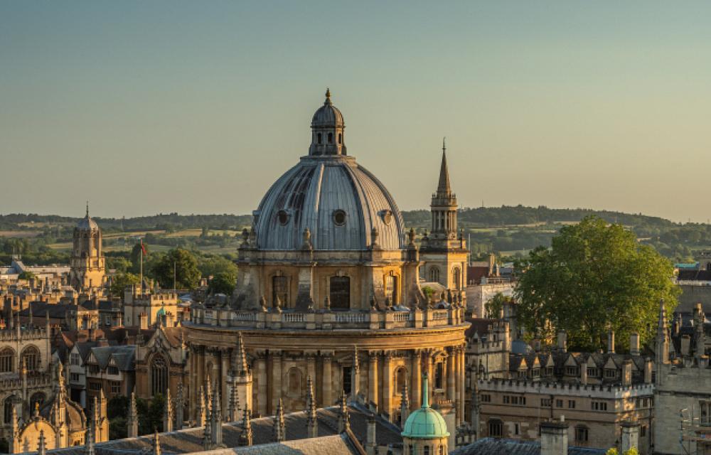 An Aerial view of the Radcliffe Camera