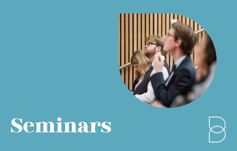 A preview box with the word Seminars and the Bonavero Insititute of Human Rights logo