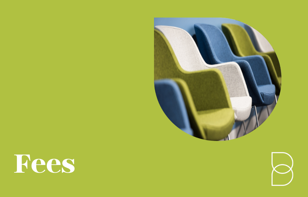 A preview box with the word 'Fees' and the Bonavero Institute of Human Rights logo