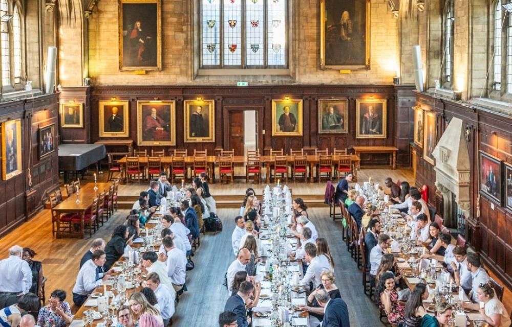 Formal dinner at Oxford