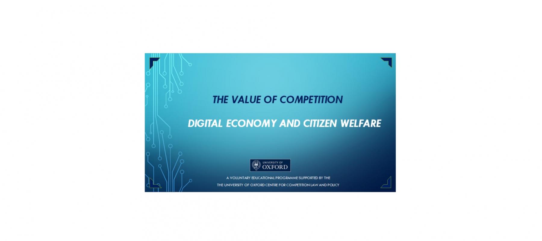 VALUE OF COMPETITION 