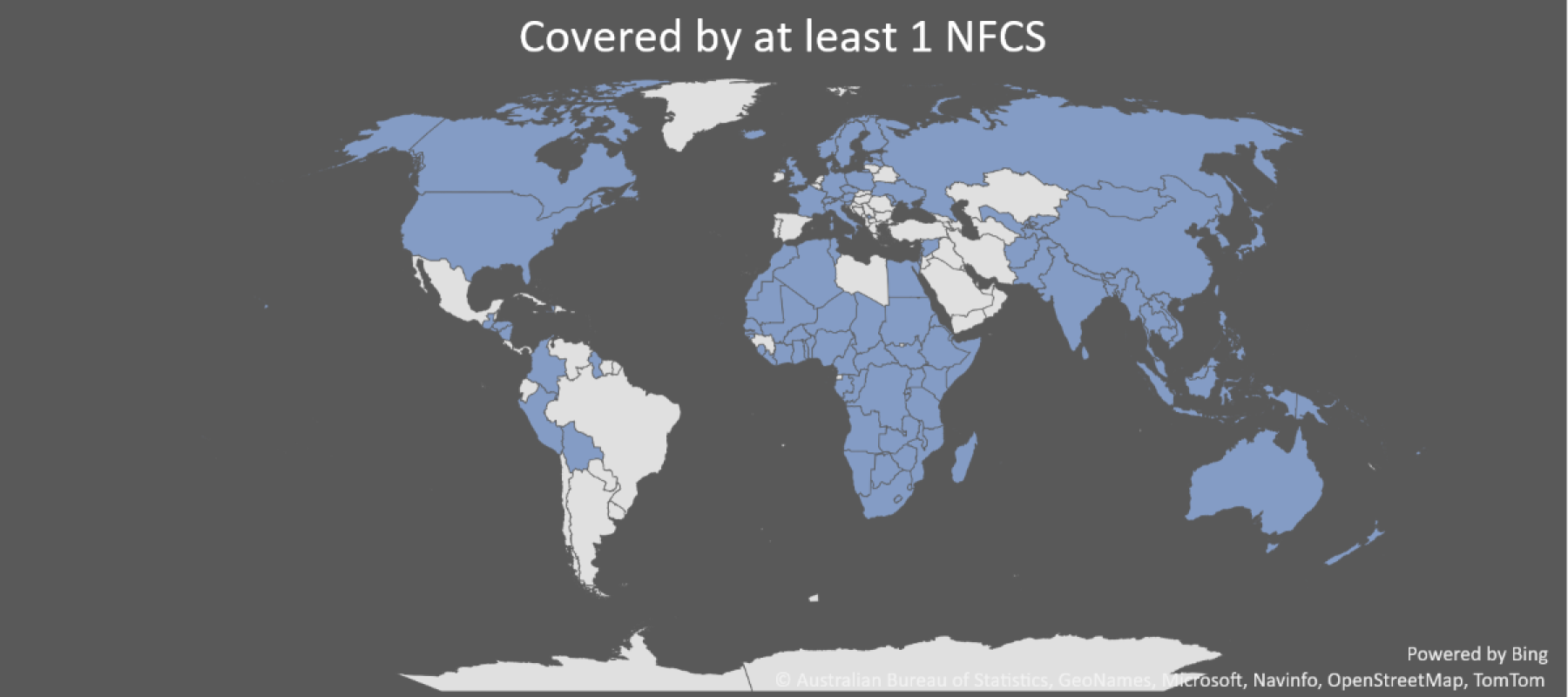 World map showing countries with at least one Covid Vaccine no-fault compensation scheme