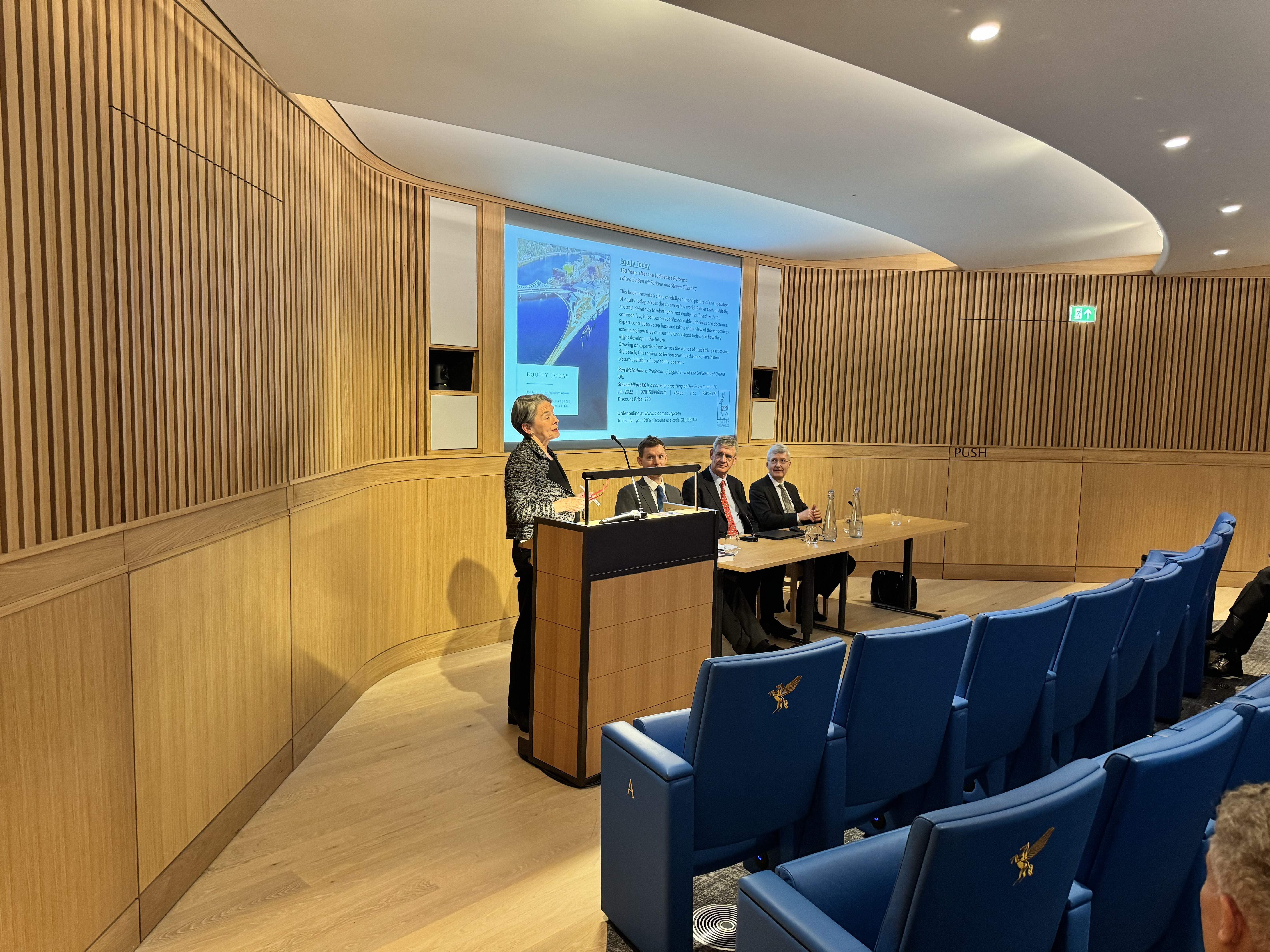 Photo of book launch