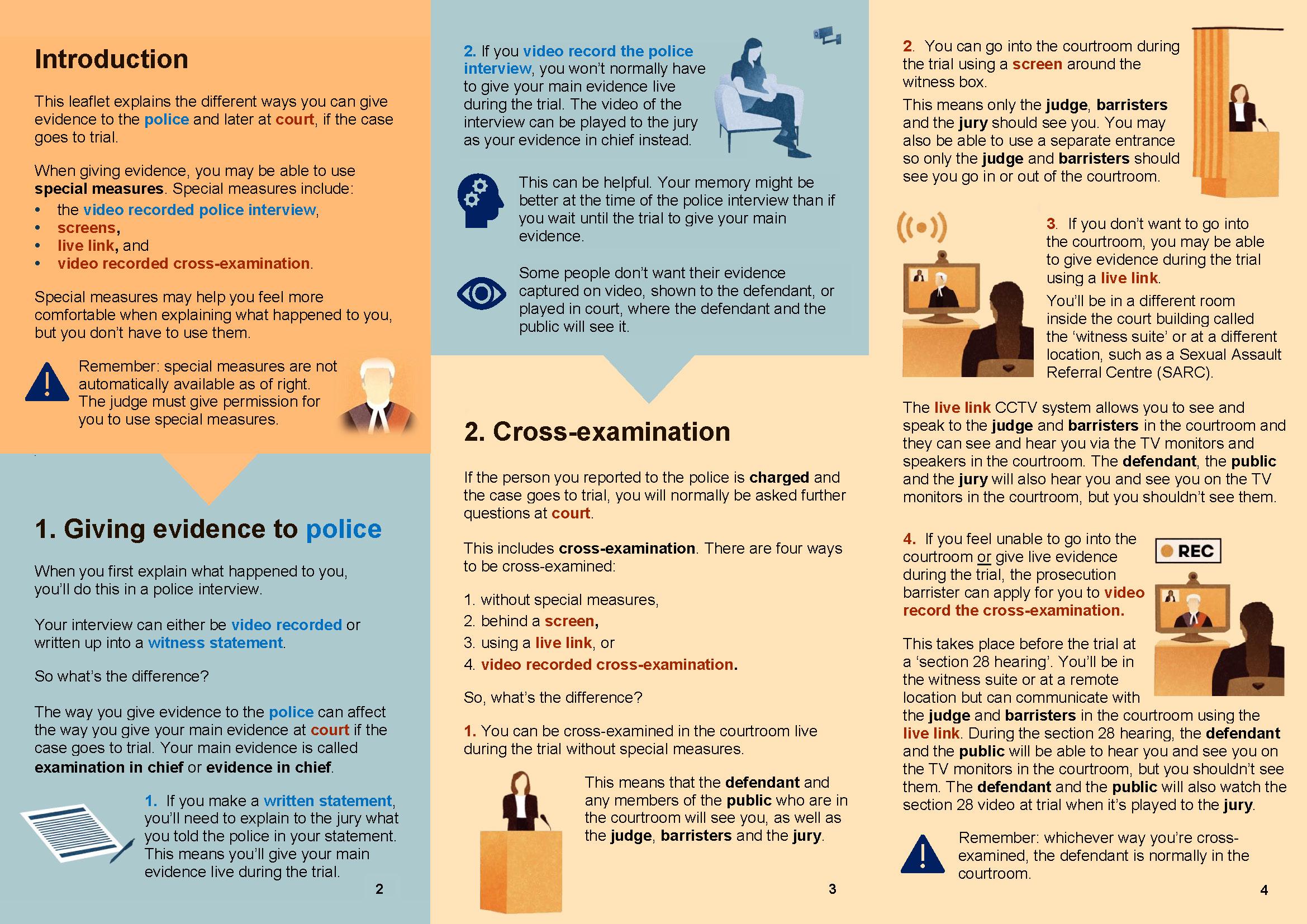 Which special measure leaflet
