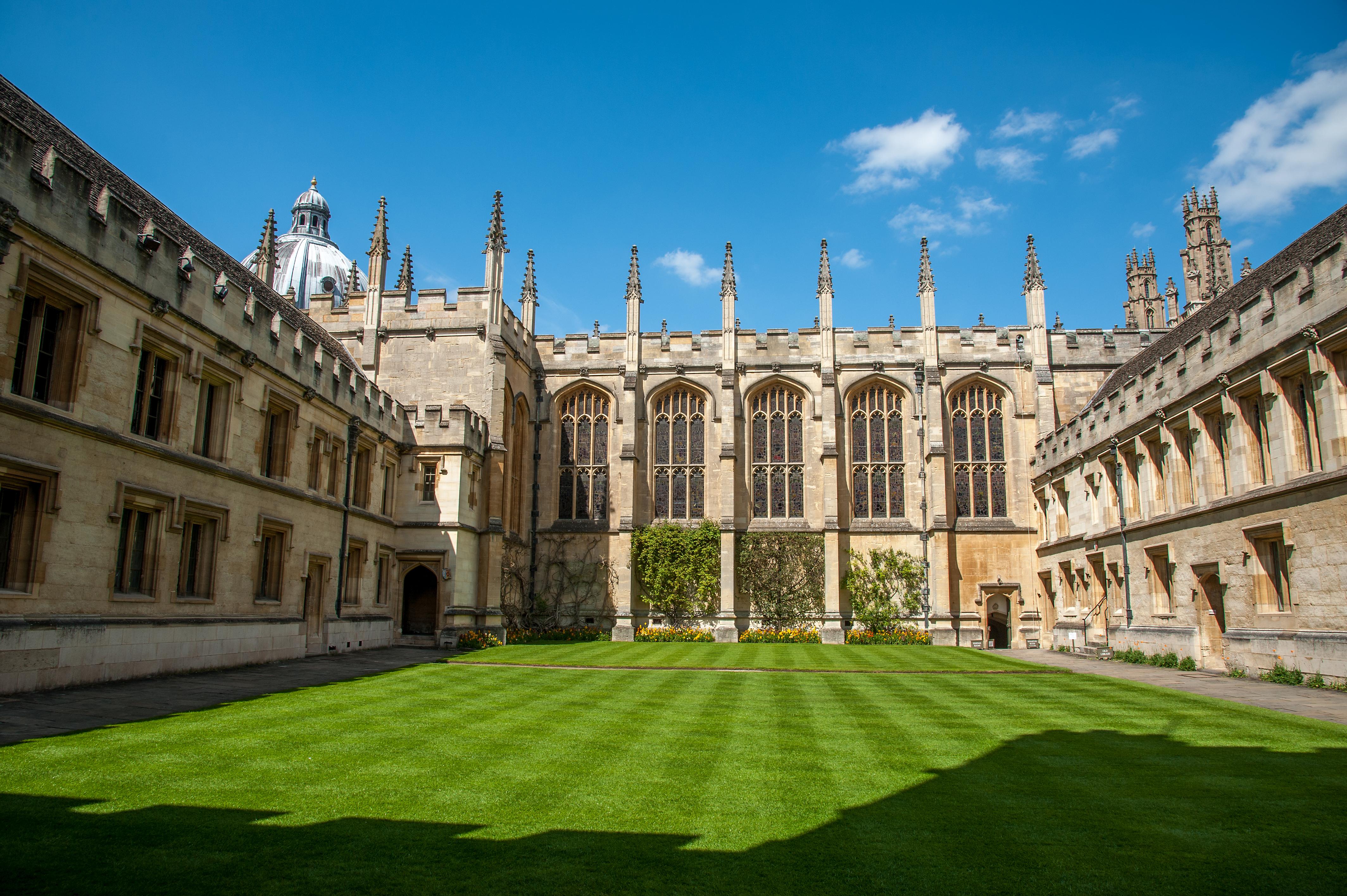 Image of All Souls college building in sunlight