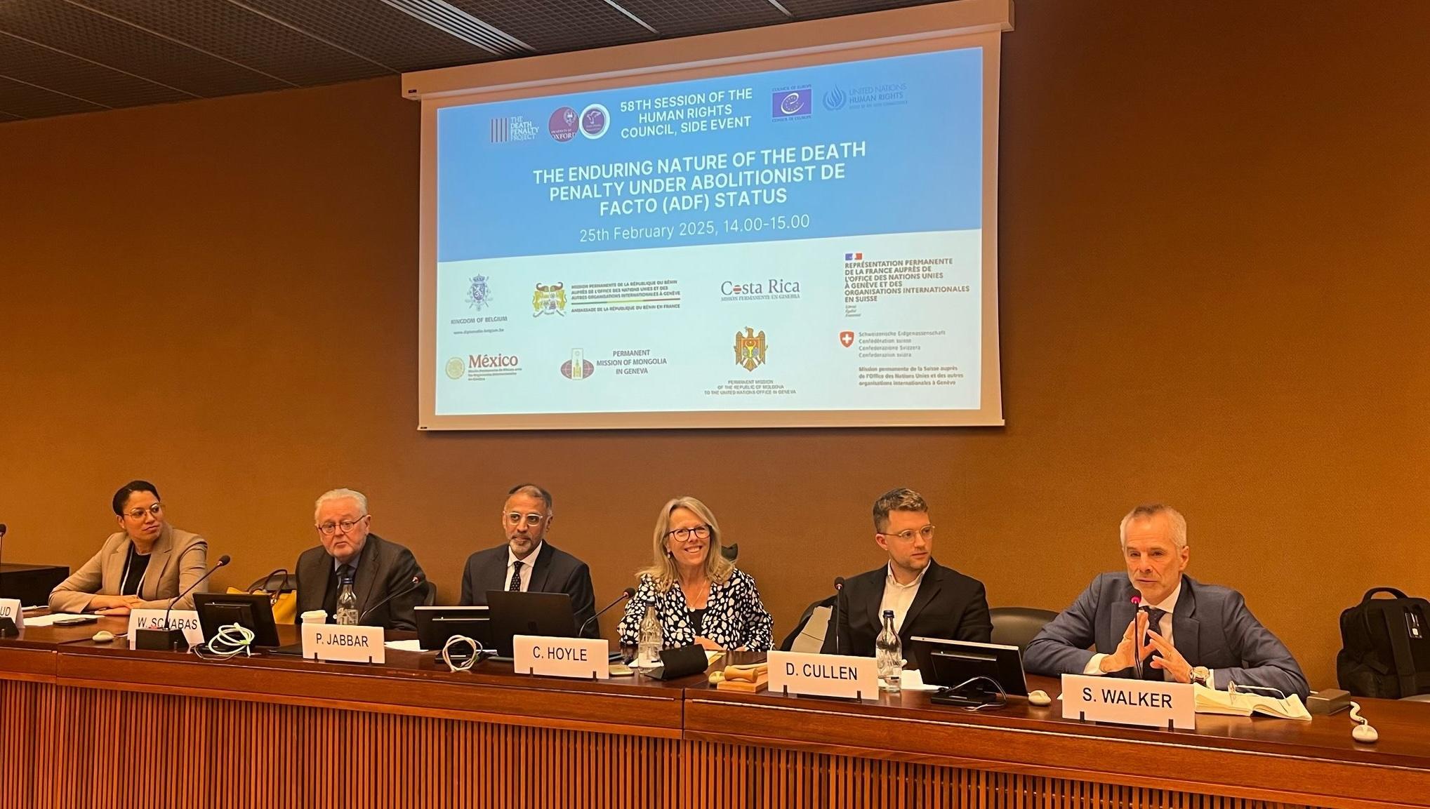 DPRU and DPP side event at UN Human Rights Council