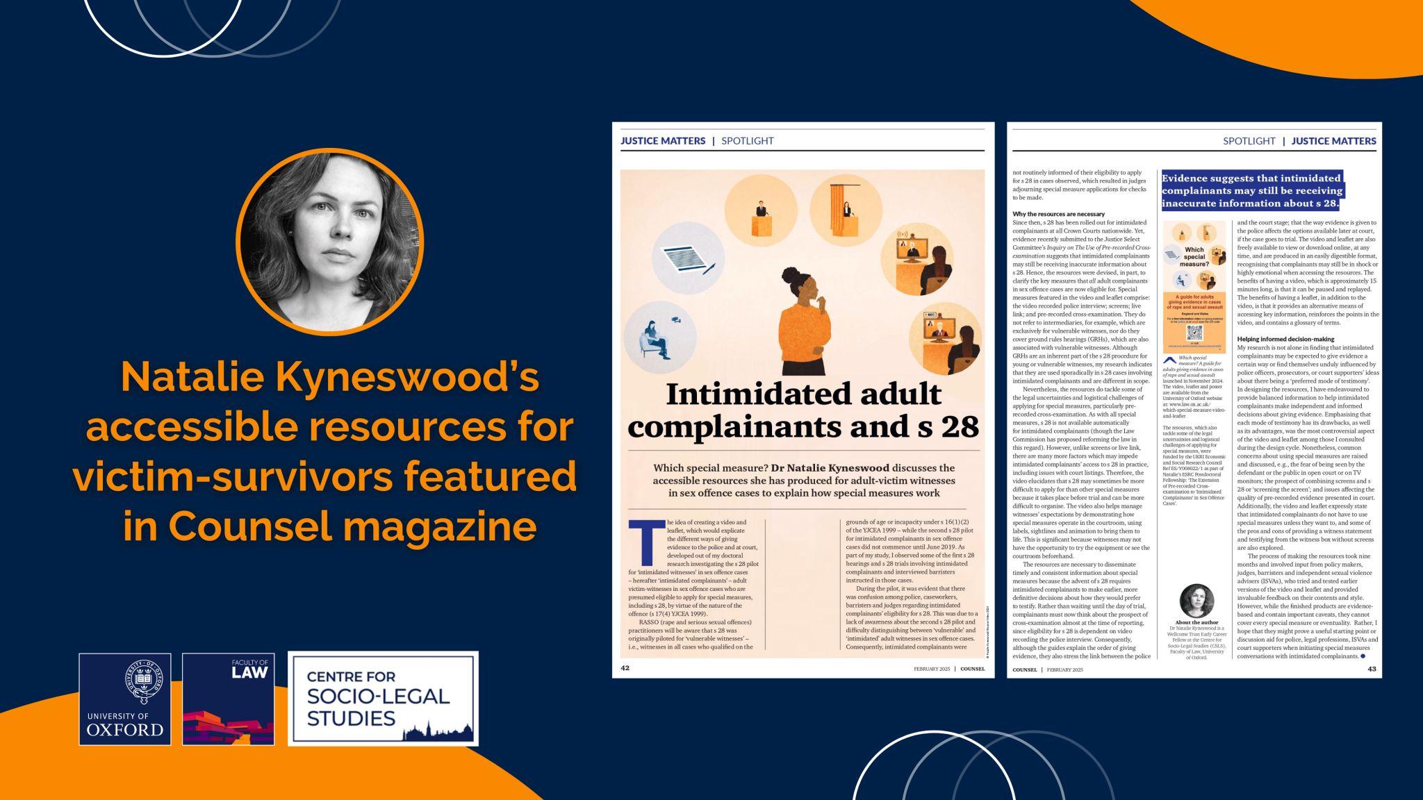 Counsel magazine feature