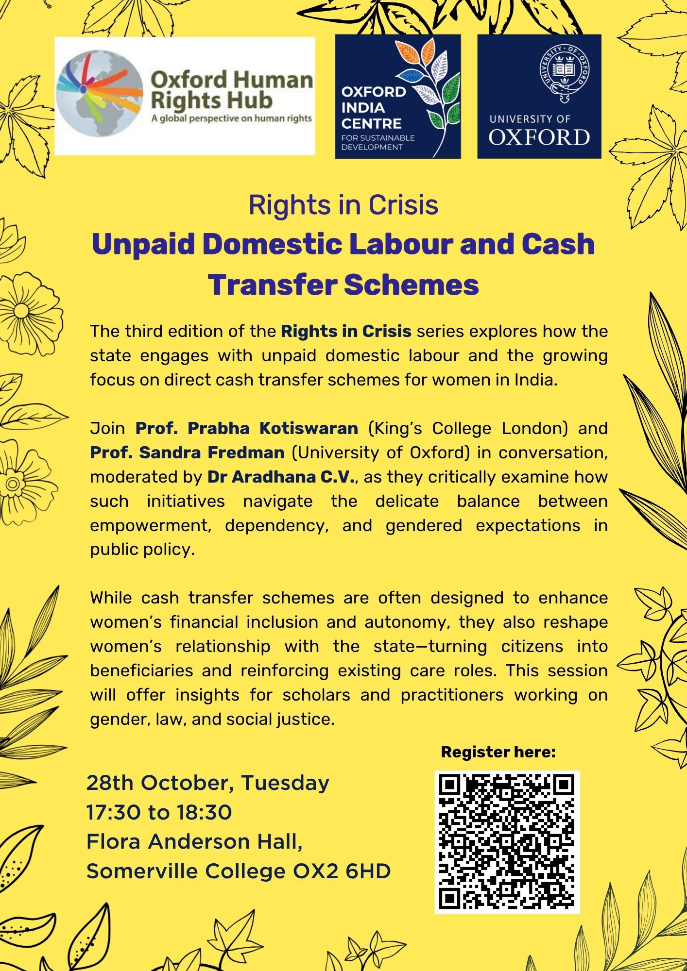 Image of Rights in Crisis poster