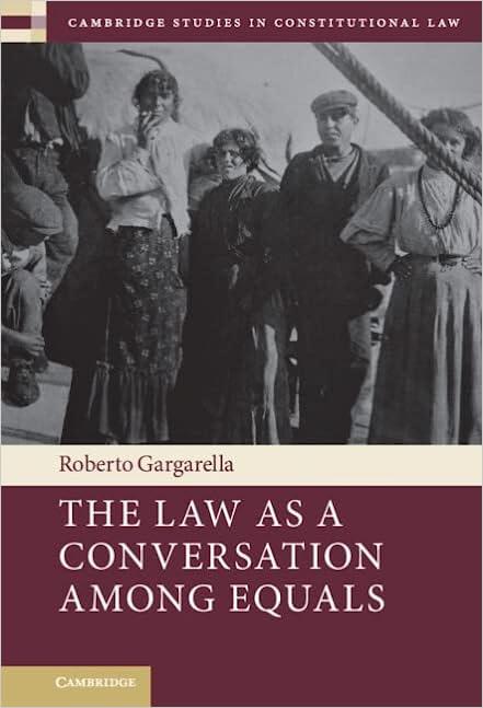 The Law as a Conversation Among Equals Book Cover