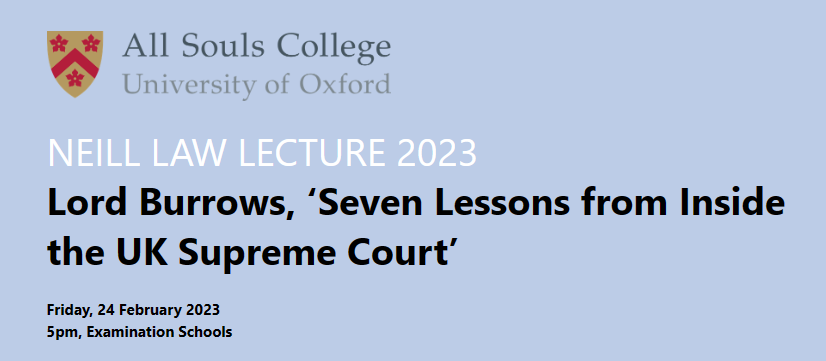 NEILL LAW LECTURE 2023