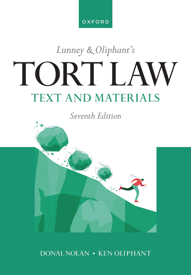 Cover of Lunney & Oliphant's Tort Law