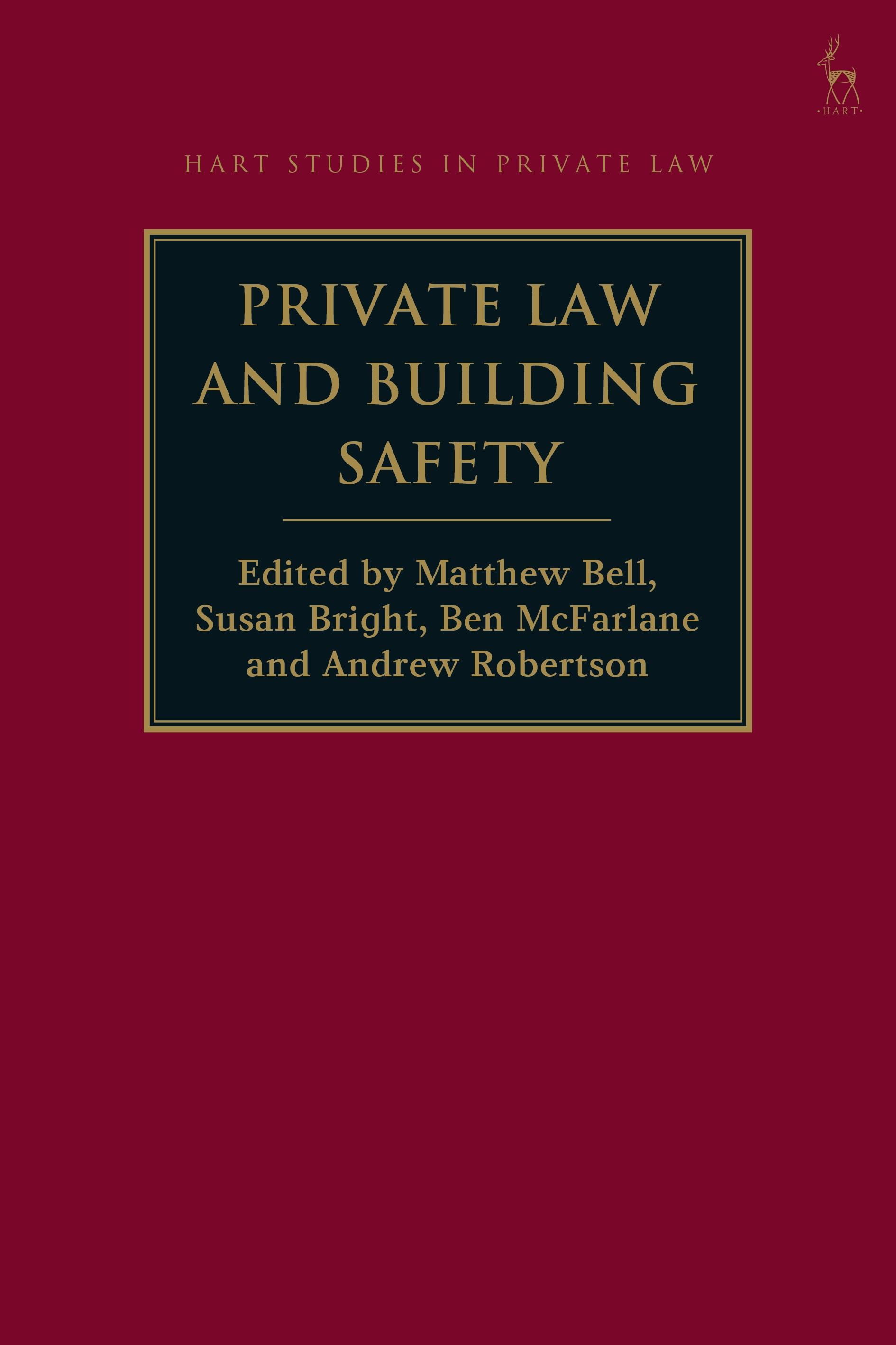 Book cover for the publication Private Law and Building Safety