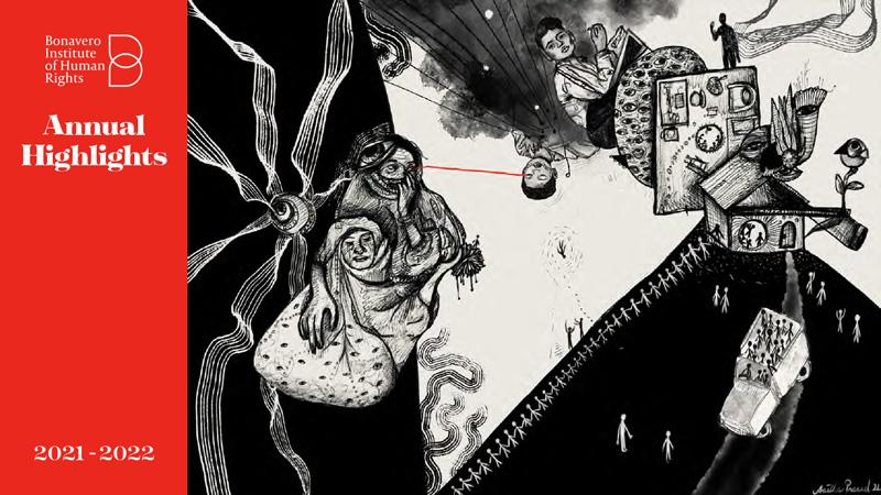 Bonavero Institute Annual Highlights 2021 - 22 Cover image