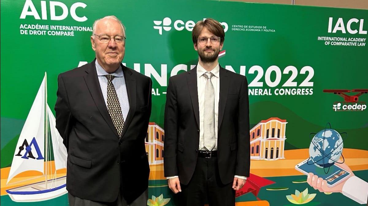 Marco Cappelletti and Professor Blom