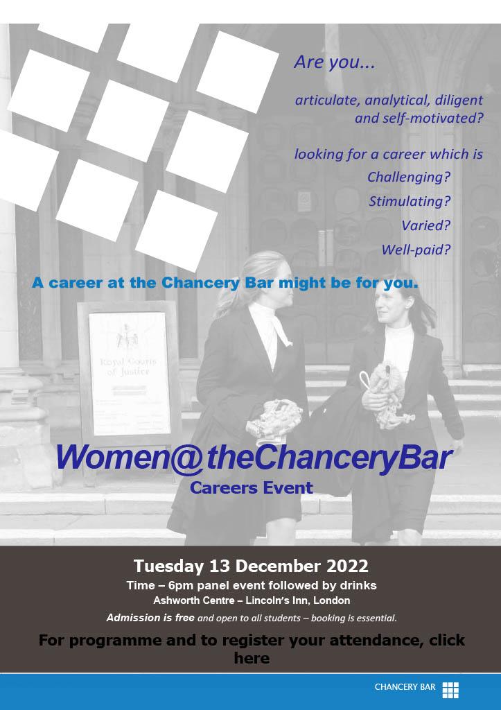 women at the chba 2022 poster