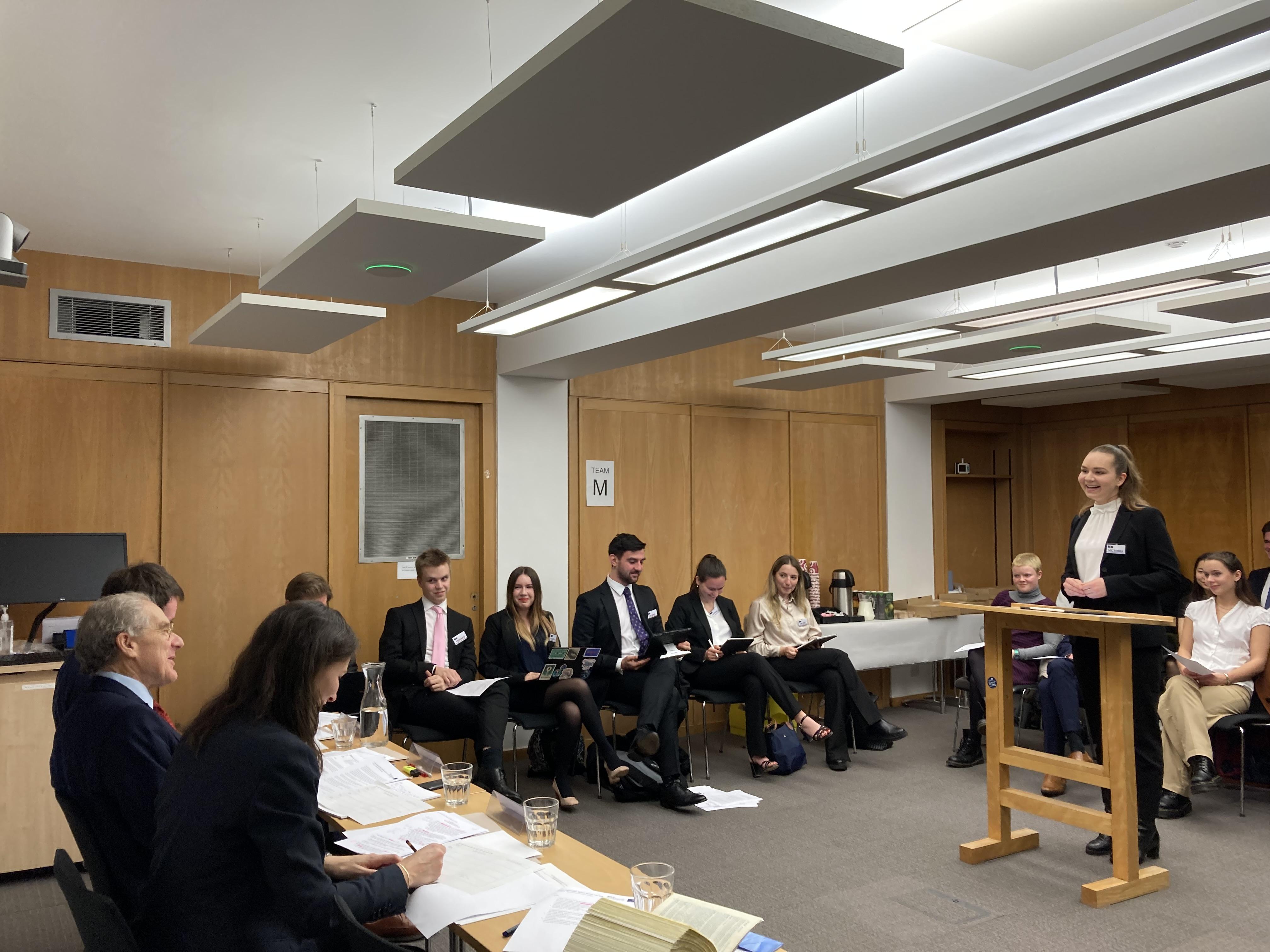 The Oxford Comparative Moot in German Law in progess