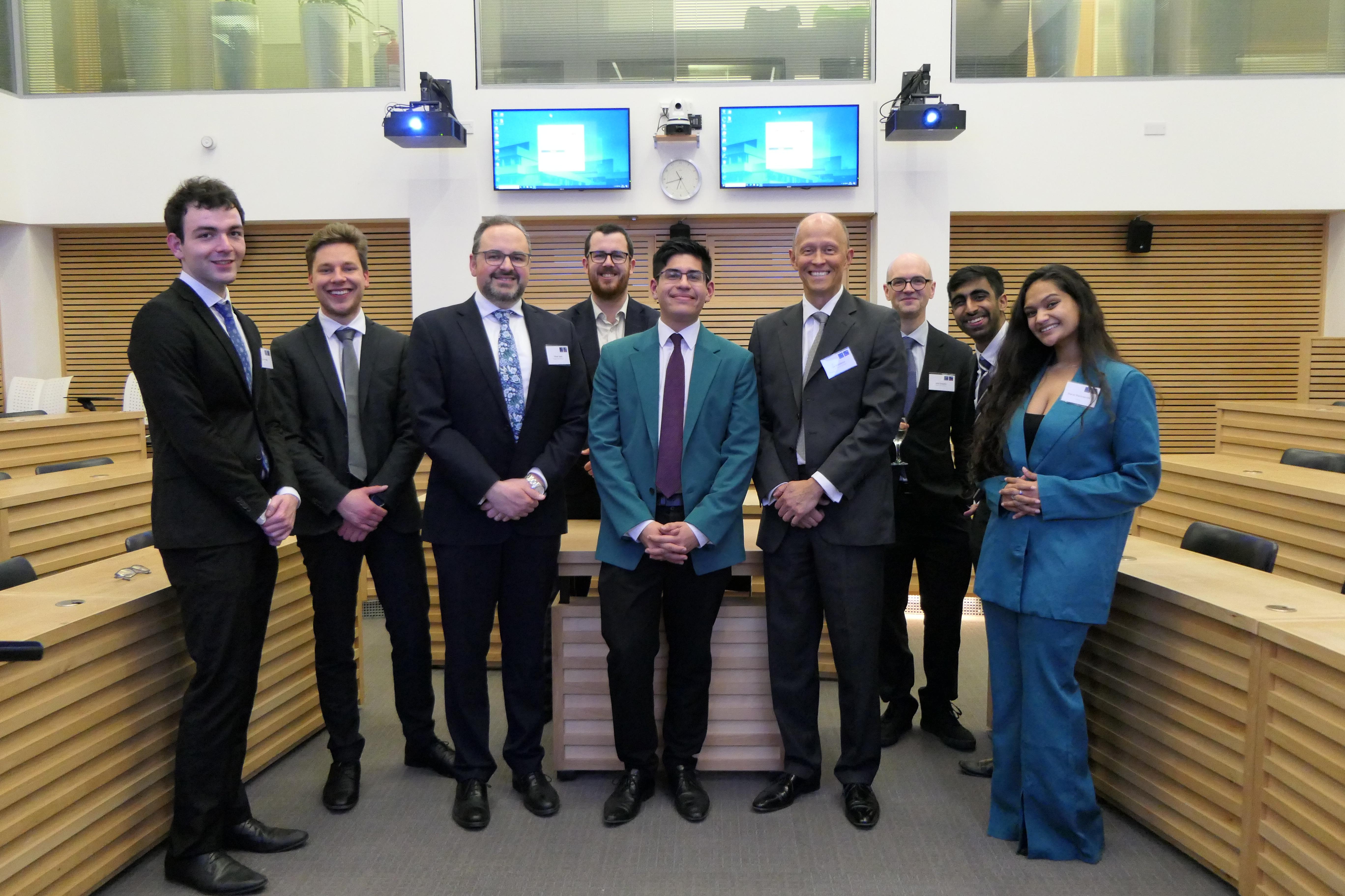 Judges and finalists of the 2023 Jonathan Cooper LGBTQ+ Mooting Competition