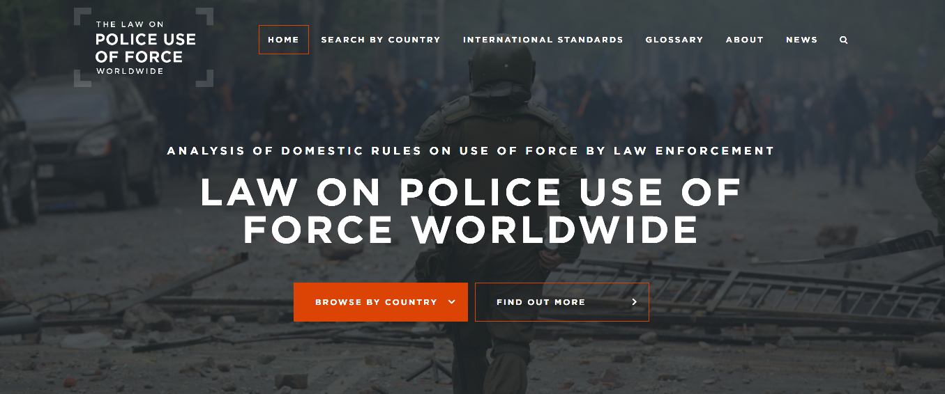 Research Training on Police Use of Force Legislation & Jurisprudence