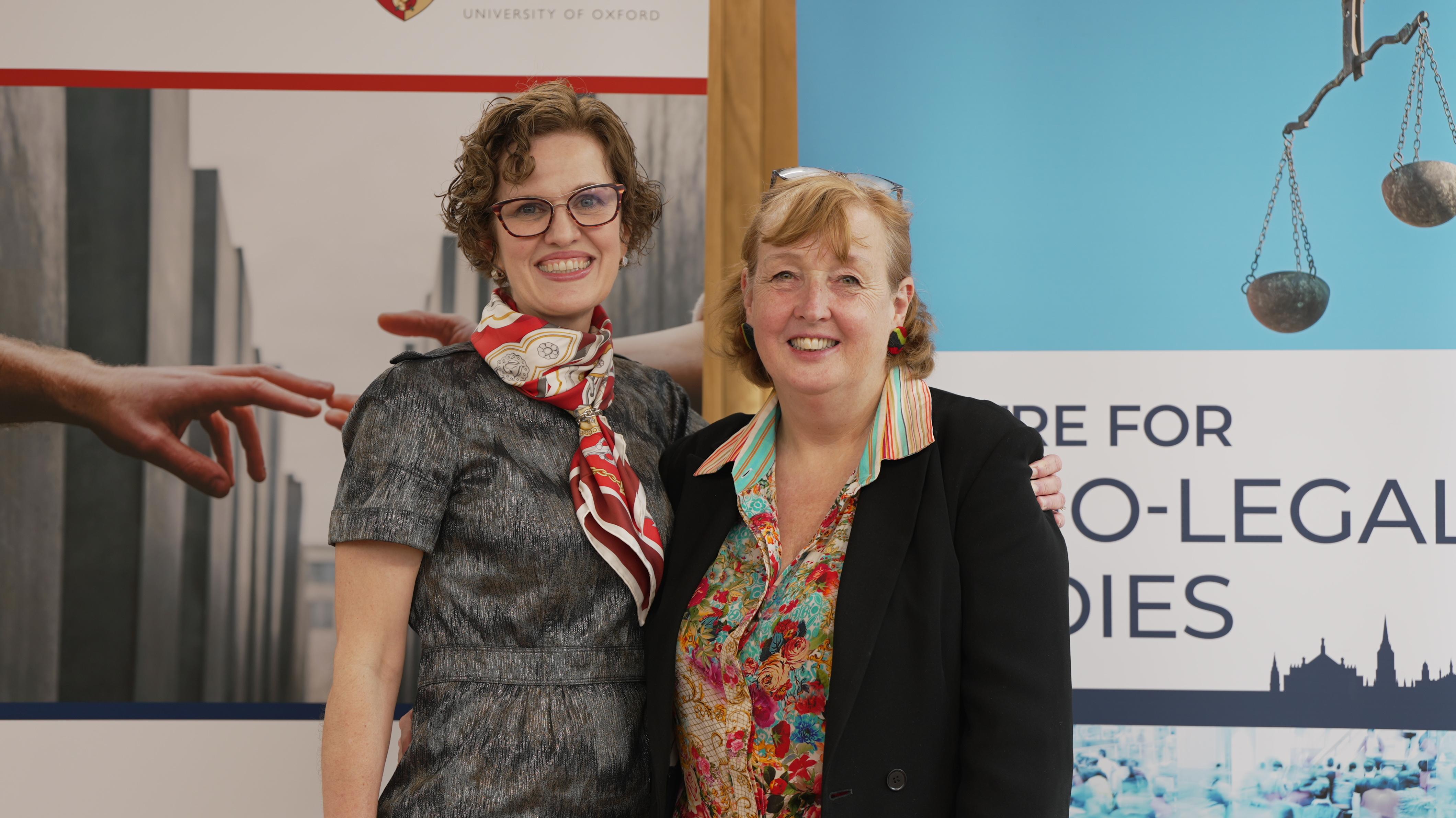 Two ladies in a conference