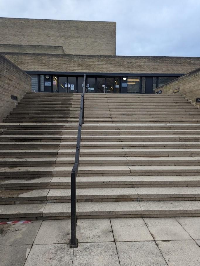 Stairs to the St Cross Building