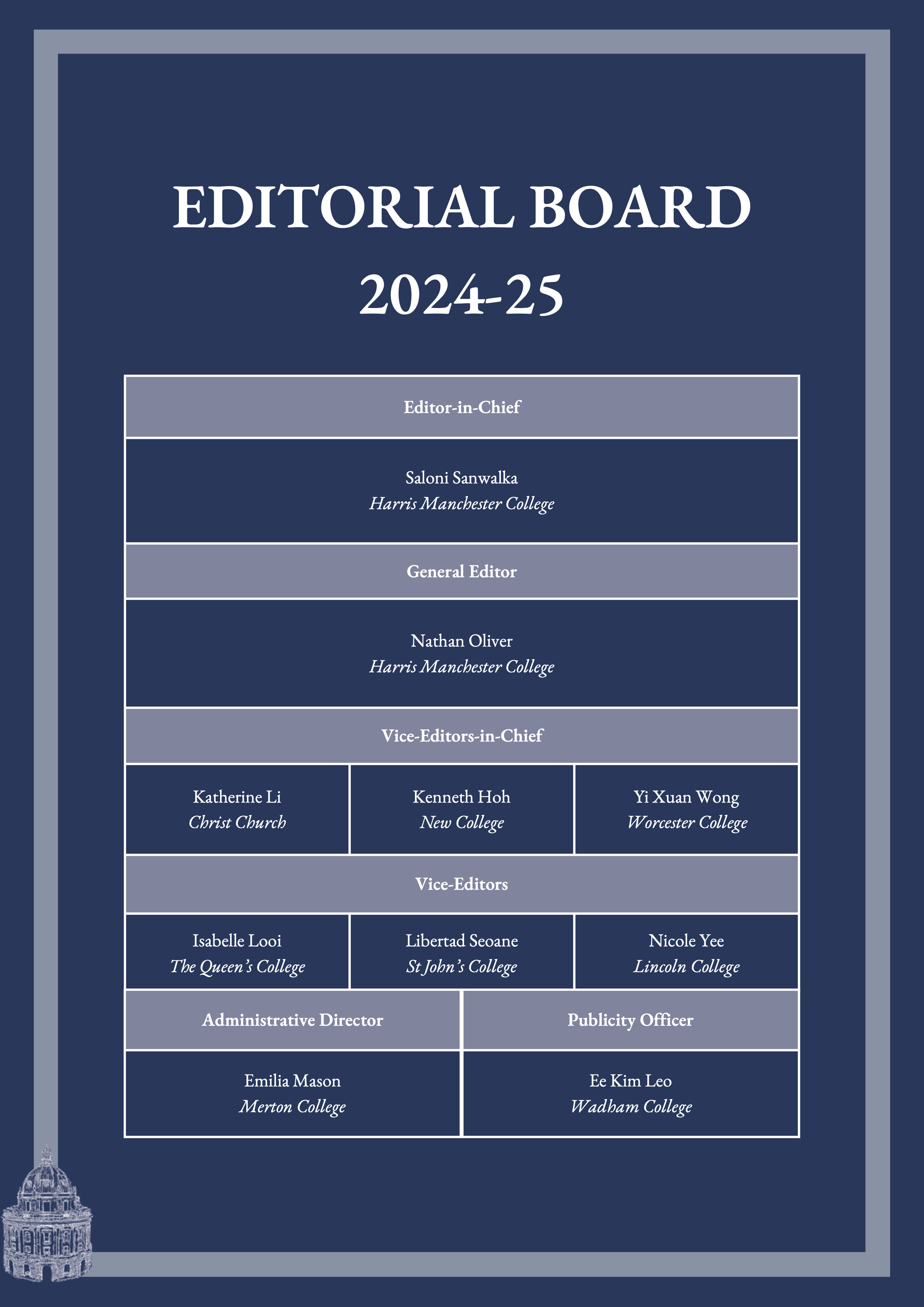 14th Edition Editorial Board