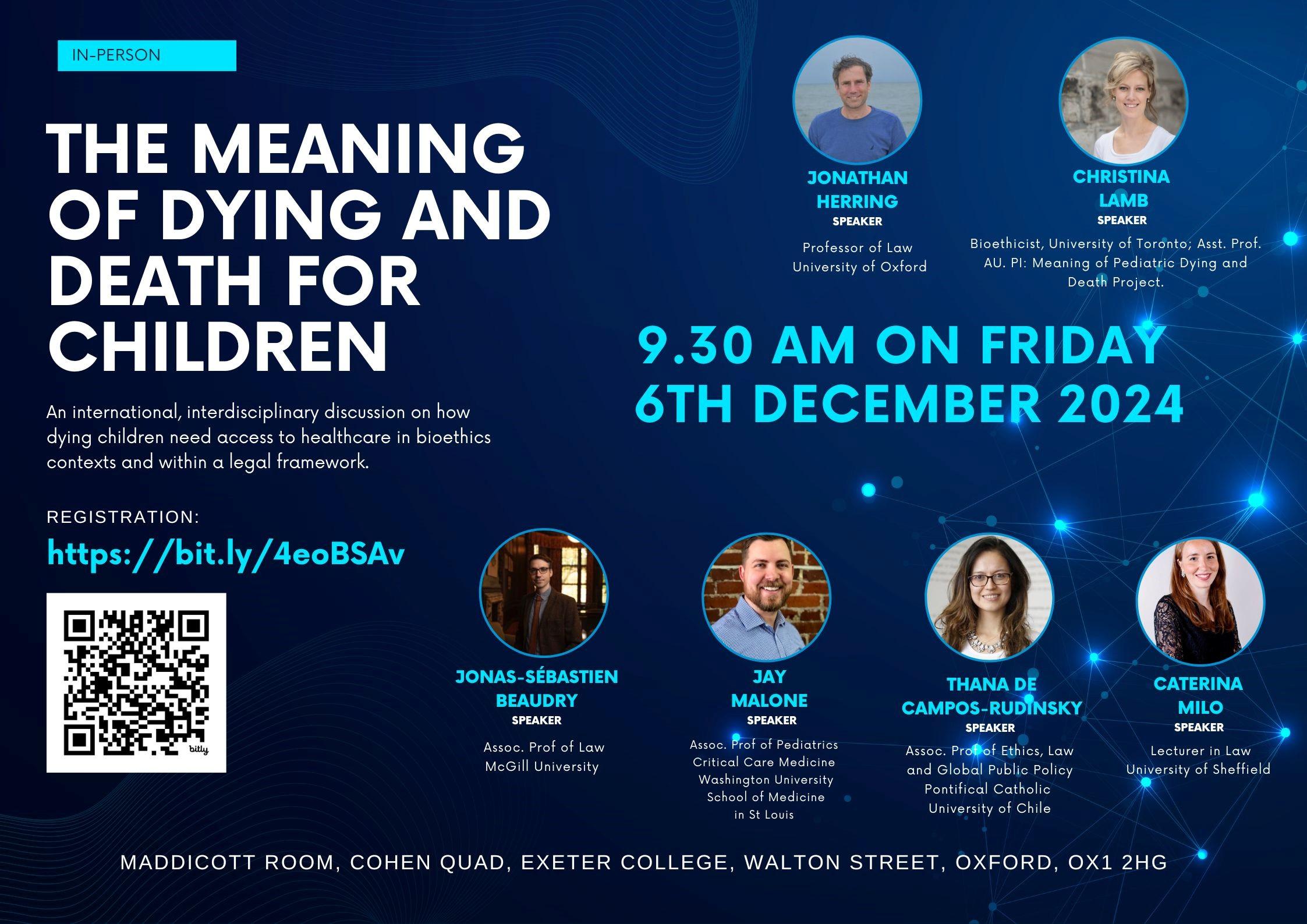 The Meaning of Dying and Death for Children