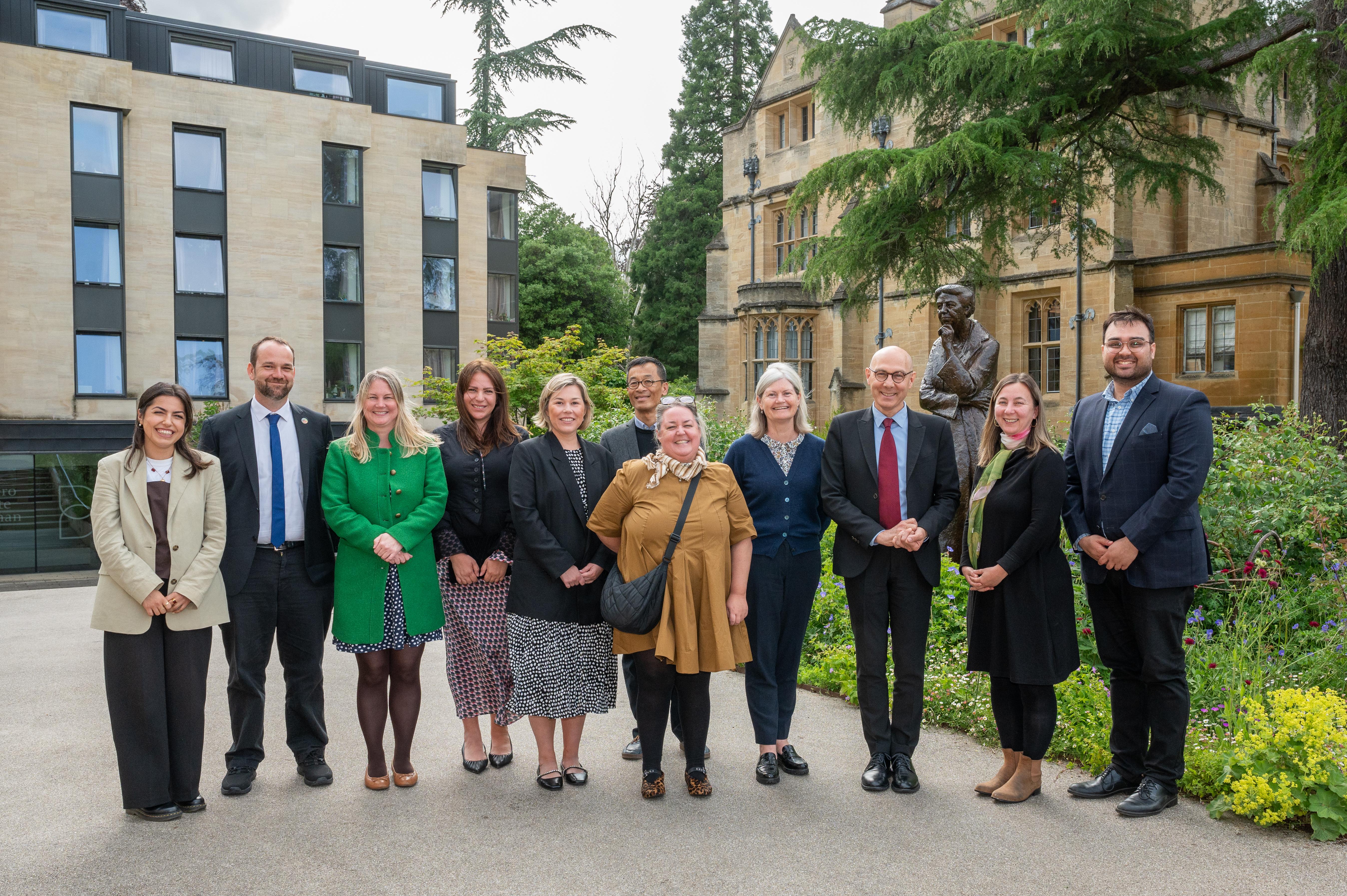 A photograph of Bonavero staff with the UN High Commissioner