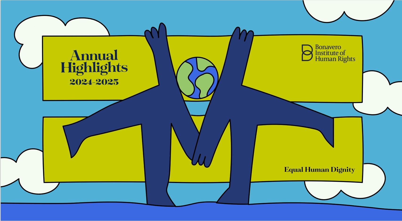 The Bonavero Institute of Human Rights Annual Report 24-25 front cover