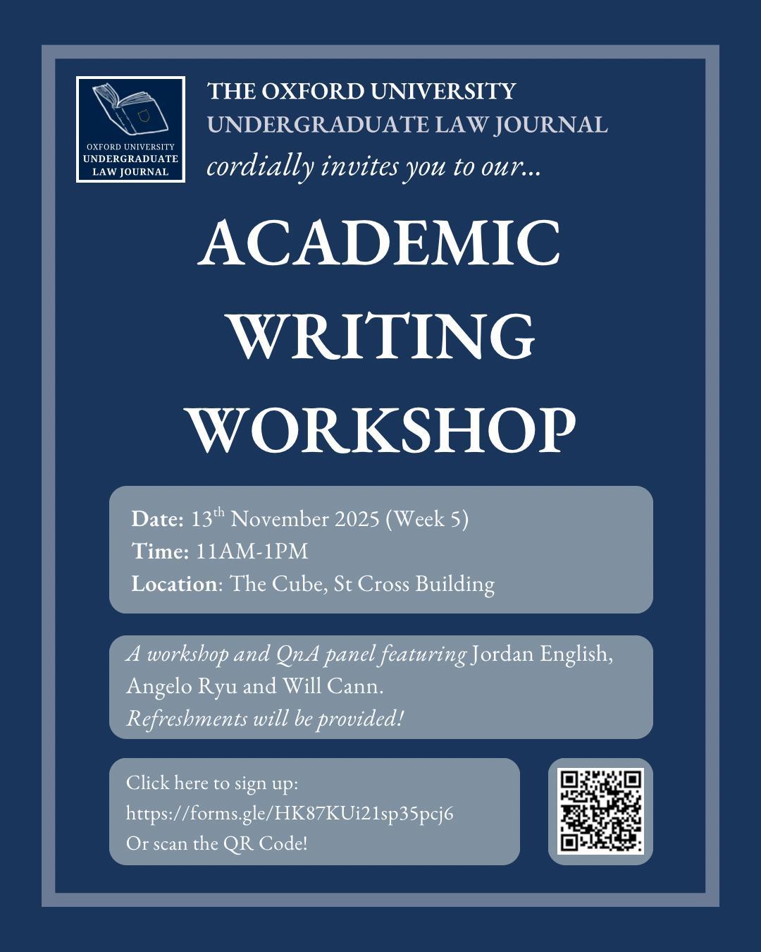 OUULJ Academic Writing Workshop