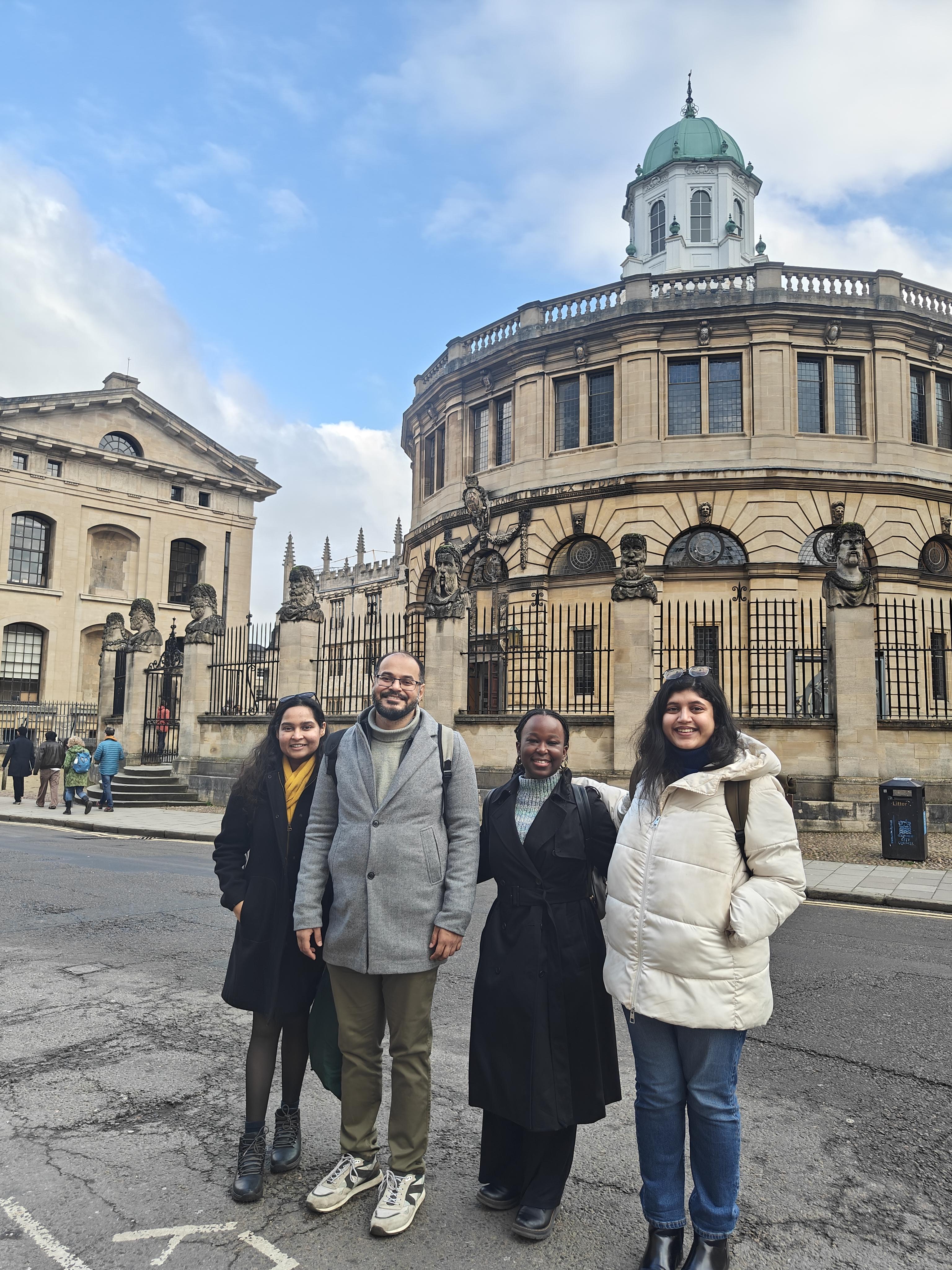 Image of members of Decolonising the Law Discussion Group with the speaker.