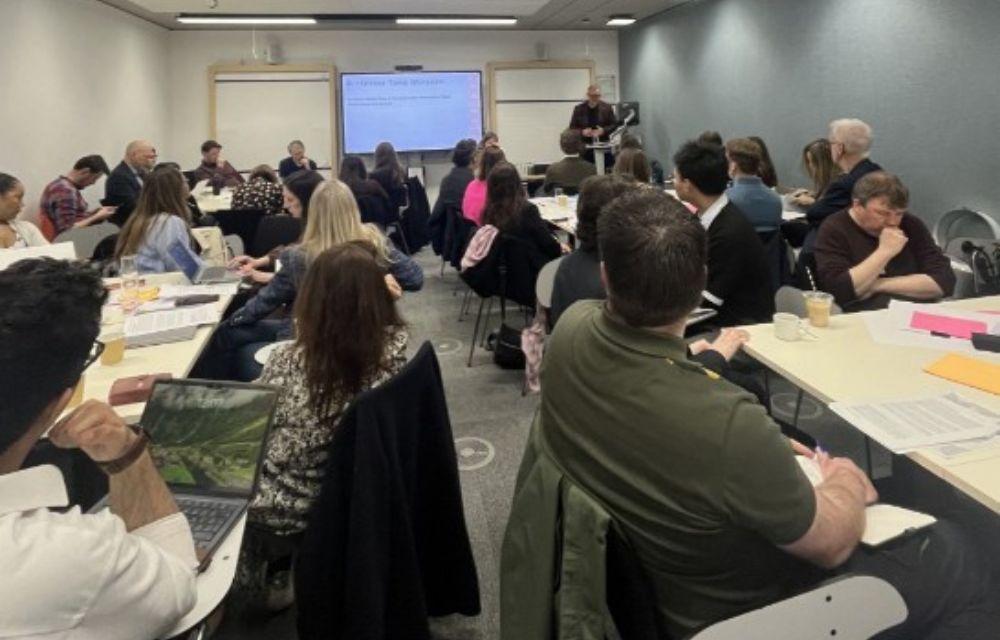 Photograph of a session during the health data privacy workshop