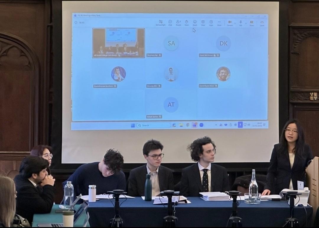 University of Oxford students competing at the University of Oxford students at the 2026 Philip C Jessup International Law Moot Court Competition